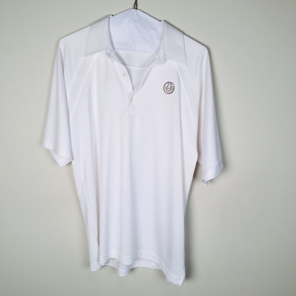 Grey Norman Men's Golf Shirts  White Pre-owned. M